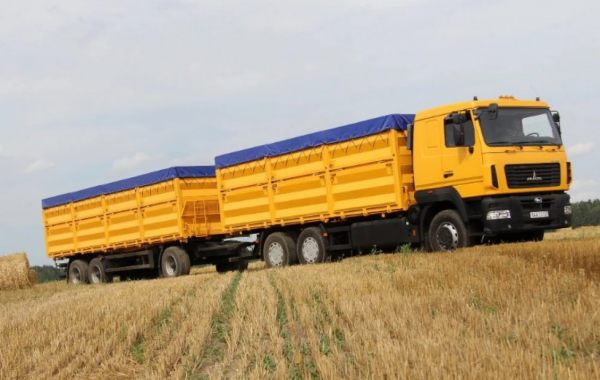 Транспорт для перевозки зерна. Автомобили МАЗ - Биробиджан, заказать или взять в аренду