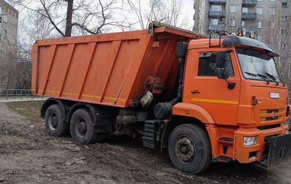 Услуги самосвала Камаз совок. Грузоперевозки. - Биробиджан, заказать или взять в аренду