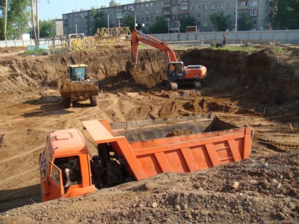 Рытье и разработка котлованов. Услуги спецтехники стоимость услуг и где заказать - Биробиджан