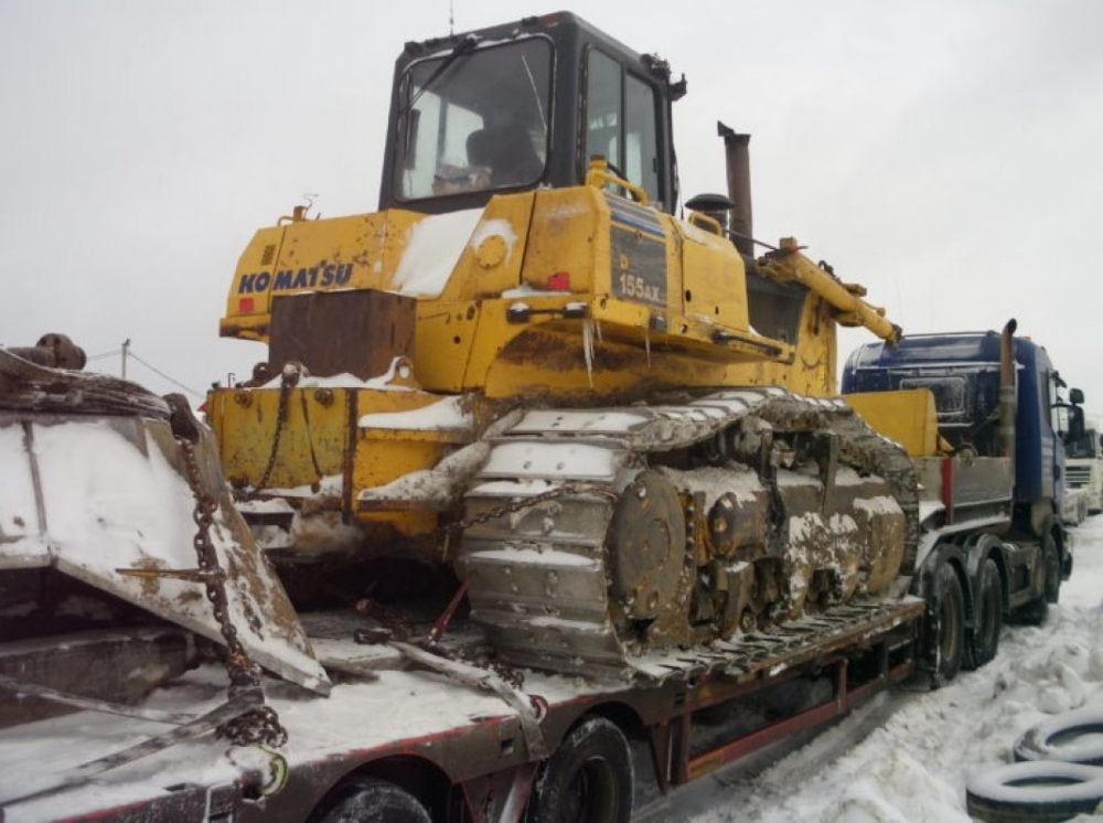 Транспортировка бульдозера Komatsu 30 тонн стоимость услуг и где заказать - Биробиджан