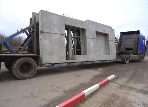 Перевозка бетонных панелей и плит - панелевозы стоимость услуг и где заказать - Биробиджан